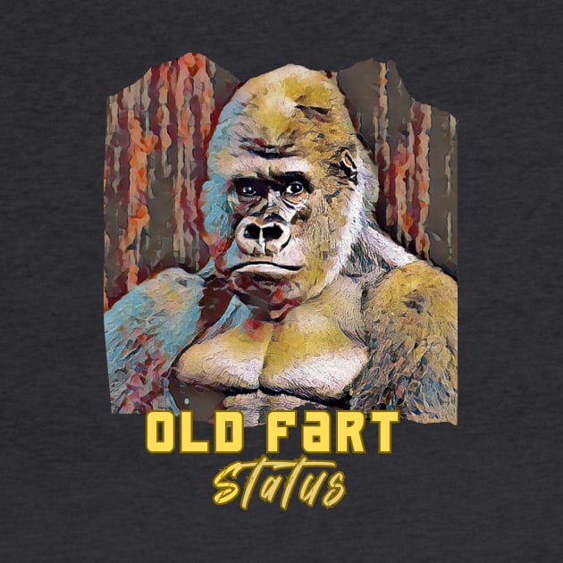 Old Fart Status (gorilla stare) by PersianFMts